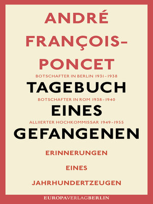 cover image of Tagebuch eines Gefangenen